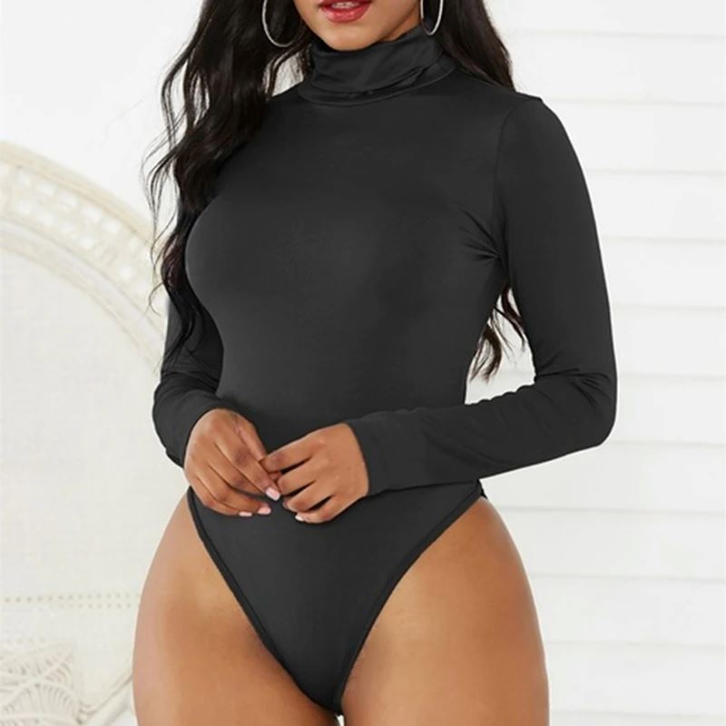Body Feminino de Manga Longa e Gola Alta: Elegância e Conforto para o Dia a Dia FEMININO - VESTUÁRIO - BODY MANGA LONGA Dm Stores 
