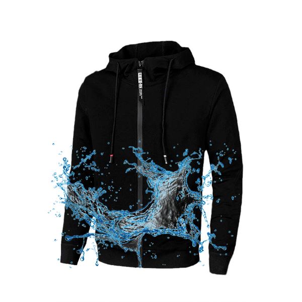 Jaqueta Masculina Casual Impermeável - UltraDry MASCULINO - JAQUETA - ULTRADRY Dm Stores Preto M - 60/70kg 