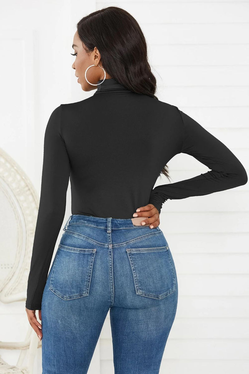 Macacão Bodysuit de Manga Longa Feminino: Elegância e Conforto FEMININO - BLUSA - BODYSUIT Dm Stores 