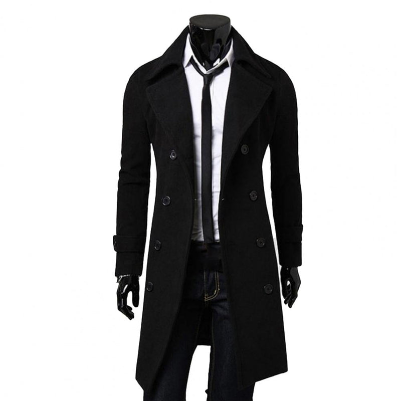 Sobretudo Masculino Slim Fit Trespassado: Estilo e Elegância para o Inverno MASCULINO - VESTUÁRIO - SOBRETUDO Dm Stores 