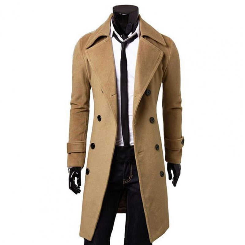 Sobretudo Masculino Slim Fit Trespassado: Estilo e Elegância para o Inverno MASCULINO - VESTUÁRIO - SOBRETUDO Dm Stores 