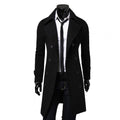 Sobretudo Masculino Slim Fit Trespassado: Estilo e Elegância para o Inverno MASCULINO - VESTUÁRIO - SOBRETUDO Dm Stores Preto M 