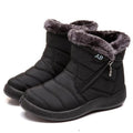 AnneBe - Bota Confort Flex Aveludada Inverno Calçados (Bota Feminina 10) Dashui Preto 35 