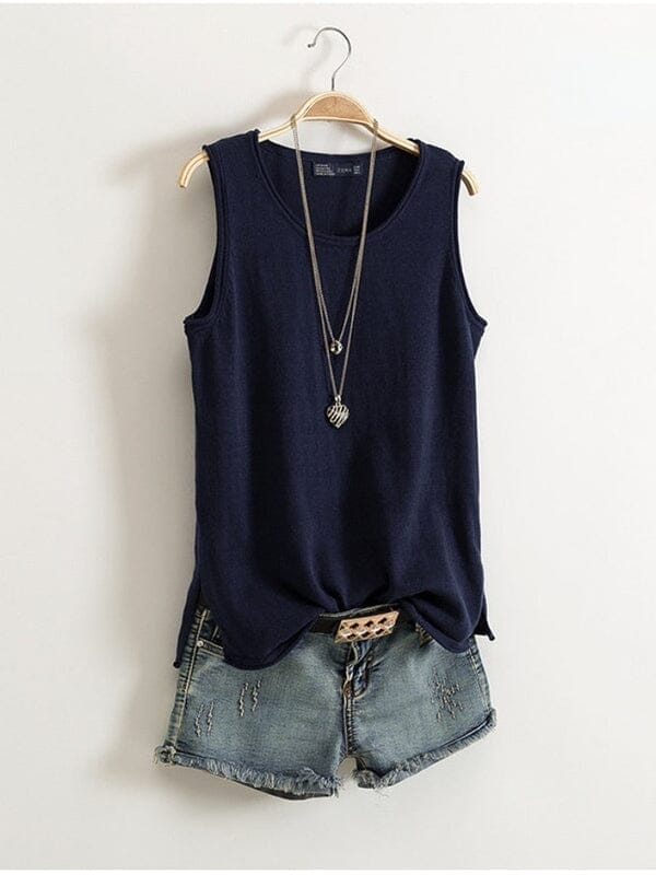 Blusa Regata Alana Roupas (Regata Feminina 1) Dashui Preta M 