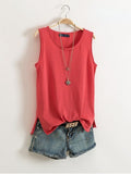 Blusa Regata Alana Roupas (Regata Feminina 1) Dashui Melancia M 
