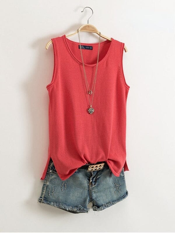 Blusa Regata Alana Roupas (Regata Feminina 1) Dashui Melancia M 