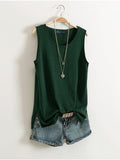 Blusa Regata Alana Roupas (Regata Feminina 1) Dashui Verde Escuro M 