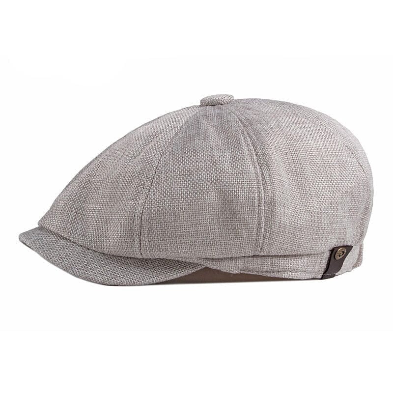 Boina Masculina Italiana Elegance Joias & Acessórios (Boina 1) Dashui Cinza Claro 