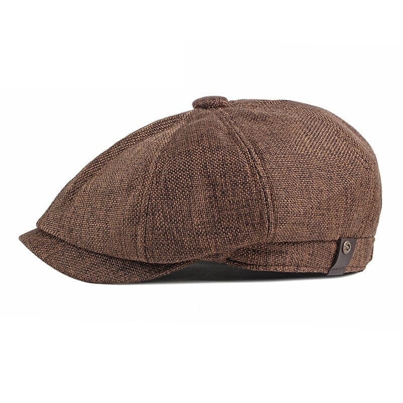 Boina Masculina Italiana Elegance Joias & Acessórios (Boina 1) Dashui Marrom 