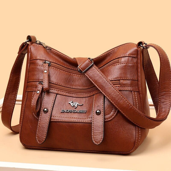 Bolsa Couro Gentle Joias & Acessórios (Bolsa 1) Dashui Marrom 
