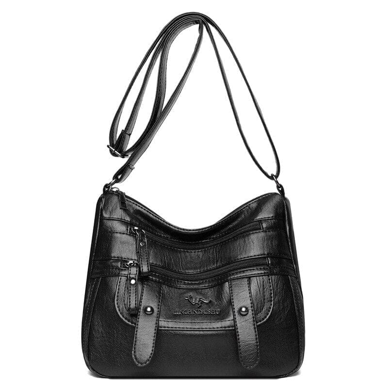 Bolsa Couro Gentle Joias & Acessórios (Bolsa 1) Dashui Preto 
