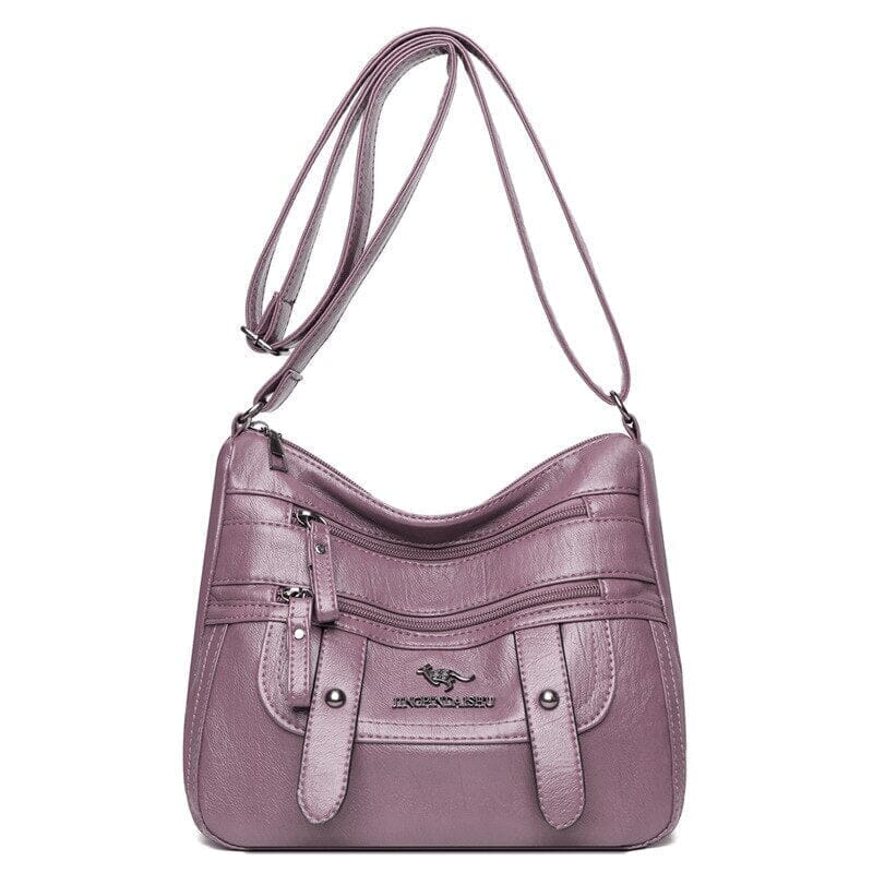 Bolsa Couro Gentle Joias & Acessórios (Bolsa 1) Dashui Roxo 