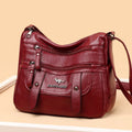 Bolsa Couro Gentle Joias & Acessórios (Bolsa 1) Dashui Vermelho 
