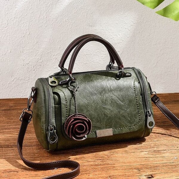 Bolsa Couro Santorini Joias & Acessórios (Bolsa 11) Dashui Verde 