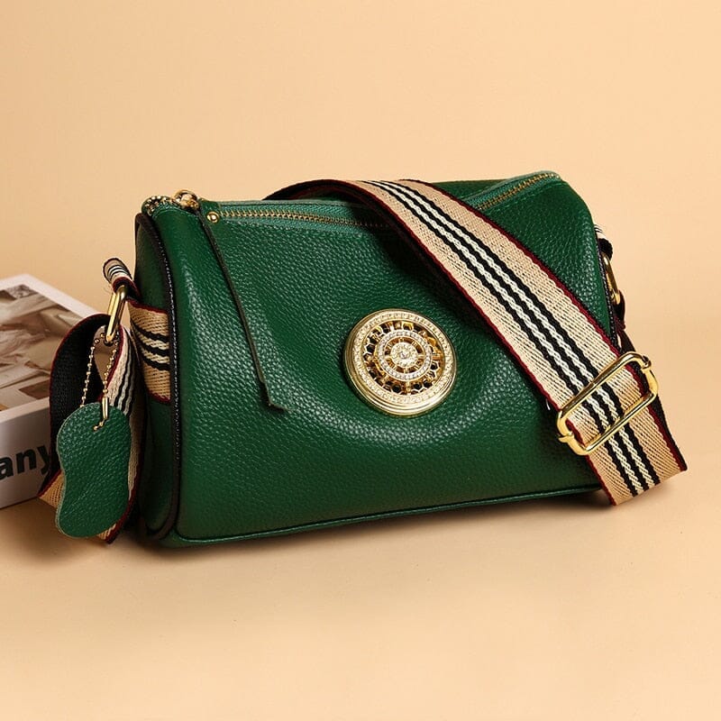 Bolsa de Couro Feminina Bella Fashion Joias & Acessórios (Bolsa 7) Dashui 