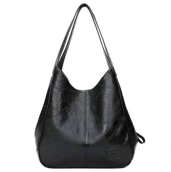 Bolsa De Couro Feminina Mônaco Roupas (Bolsa Feminina 1) Dashui Preto 