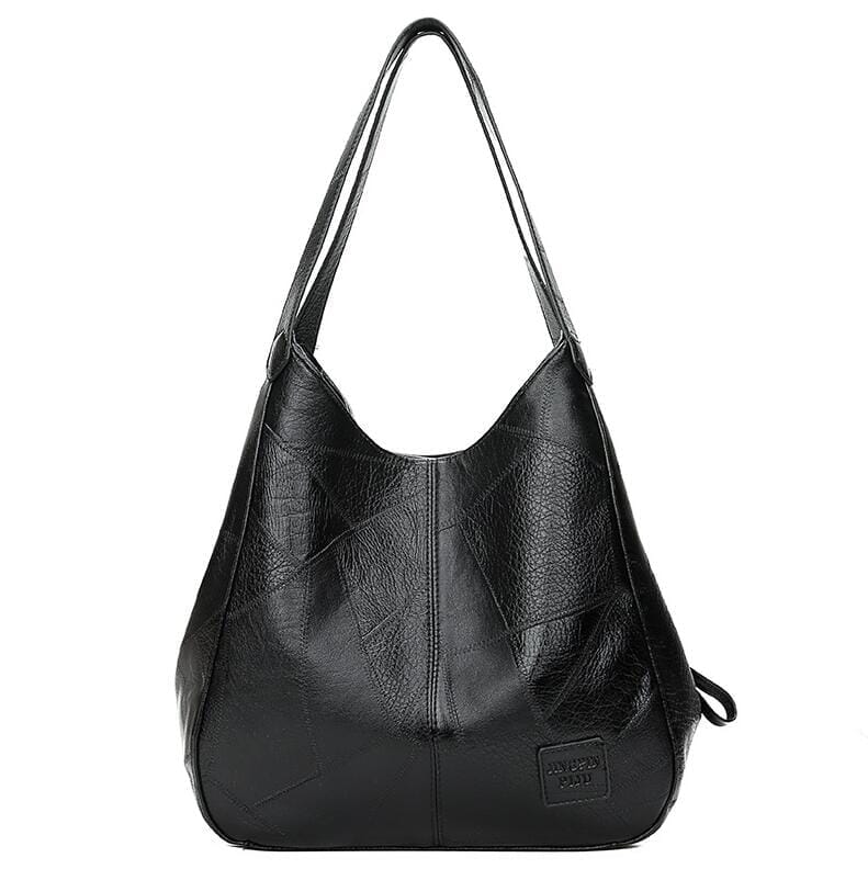 Bolsa De Couro Feminina Mônaco Roupas (Bolsa Feminina 1) Dashui Preto 