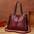 Bolsa de Couro Feminina Sofia Joias & Acessórios (Bolsa 1) Dashui Vermelho 