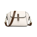 Bolsa de Couro Feminina Tiracolo - ChicEssence Joias & Acessórios (Bolsa 14) Dashui Branco 