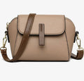 Bolsa de Couro Feminina Tiracolo - ChicEssence Joias & Acessórios (Bolsa 14) Dashui Caqui 