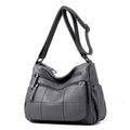 Bolsa de Couro Paris Joias & Acessórios (Bolsa 13) Dashui Cinza 