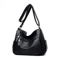 Bolsa de Couro Paris Joias & Acessórios (Bolsa 13) Dashui Preto 