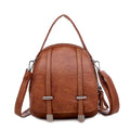 Bolsa de Ombro de Couro Feminina Roupas (Bolsa Feminina 4) Dashui Marrom 