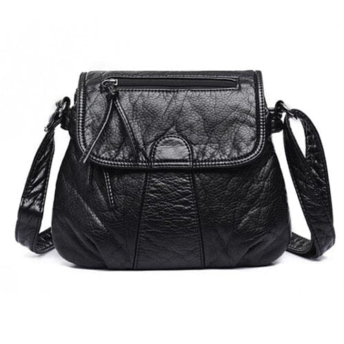 Bolsa Feminina Crossbody Aurora Vintage Tiracolo Joias & Acessórios (Bolsa 8) Dashui Preta 