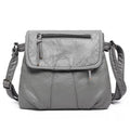 Bolsa Feminina Crossbody Aurora Vintage Tiracolo Joias & Acessórios (Bolsa 8) Dashui Cinza 