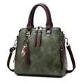 Bolsa Feminina de Couro Aurora Joias & Acessórios (Bolsa 6) Dashui Verde 24X23X13CM 