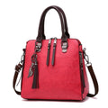 Bolsa Feminina de Couro Aurora Joias & Acessórios (Bolsa 6) Dashui Vermelha 24X23X13CM 