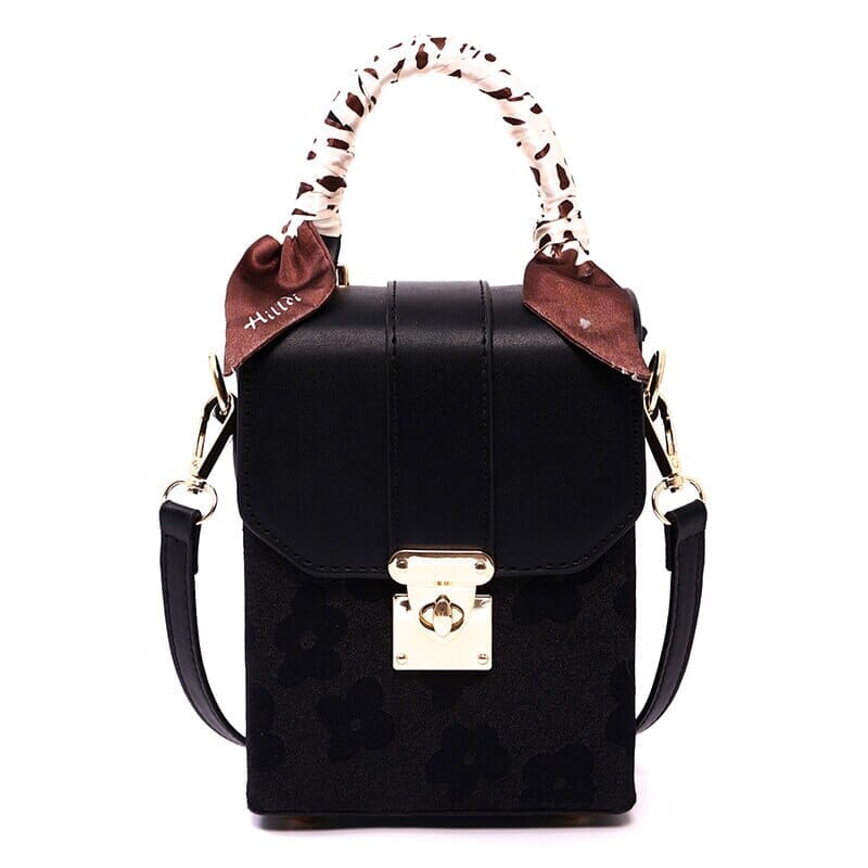 Bolsa Pequena Victoria Roupas (Bolsas 2) Dashui Preta e marrom 