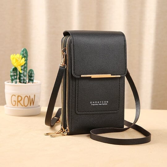 Bolsa Porta Celular Crossbody de Couro Legítimo Joias & Acessórios (Porta Celular 1) Dashui 