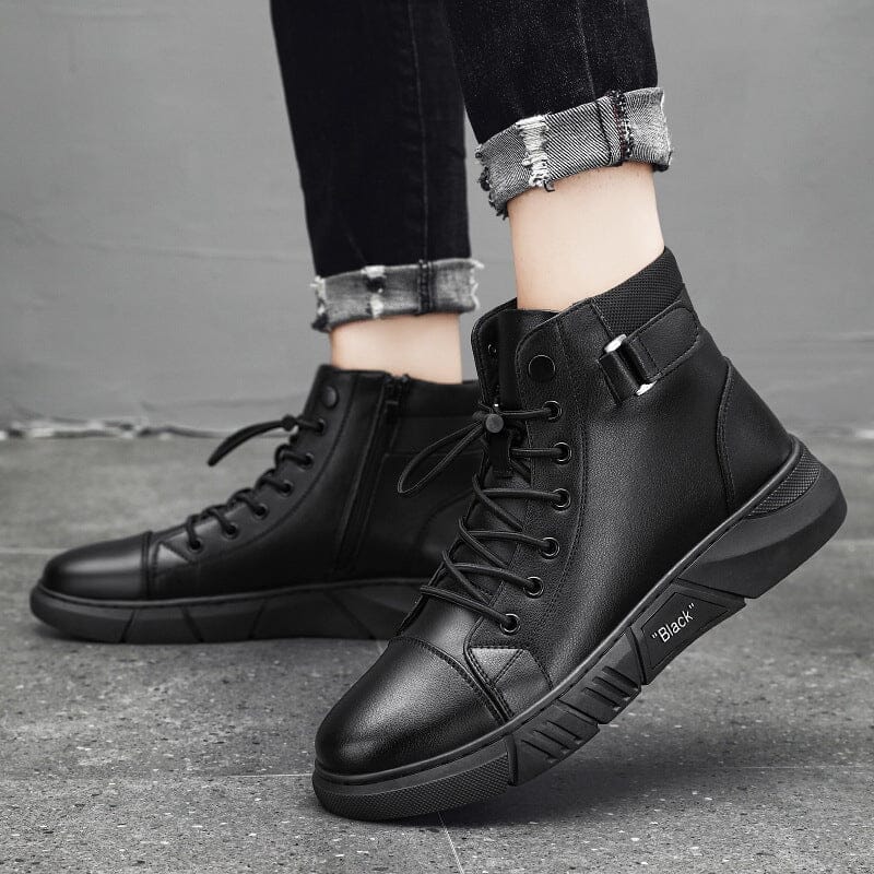 Bota de Couro Martin Italiano Calçados (Bota Masculina 1) Dashui 