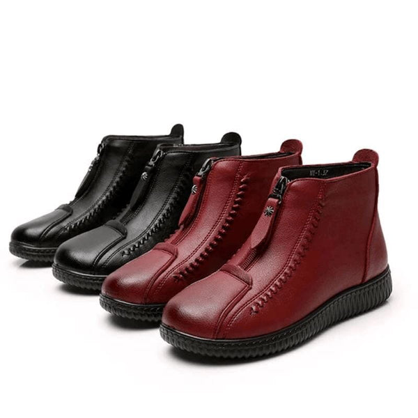 Bota de Inverno Impermeável com Interior Aveludado Hot Comfort Calçados (Bota Femina 10) Dashui 