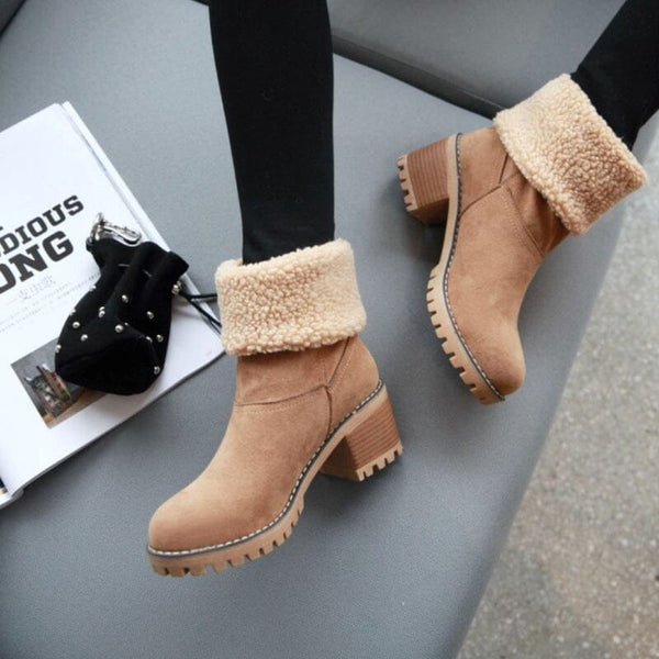 Bota Feminina Dobrável 2 em 1 Calçados (Bota Feminina 7) Dashui 