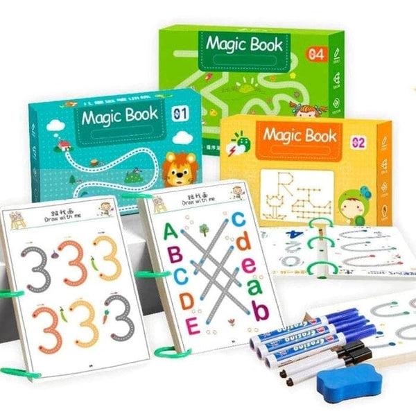 Caderno de Traço e Desenho Infantil MagicBook Infantil (Caderno 2) Dashui 