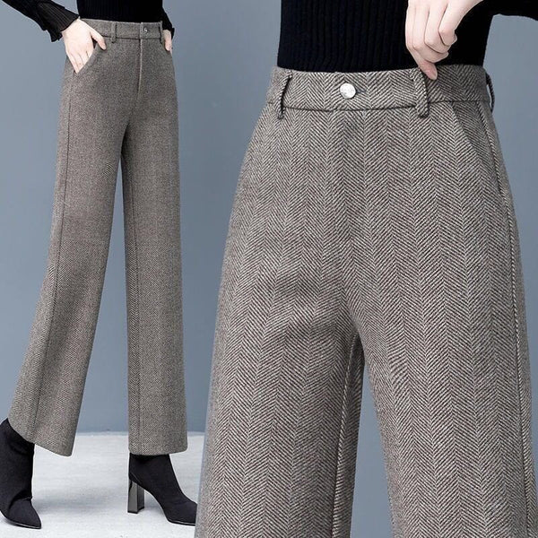 Calça Atena com Interior Forrado para Inverno Roupas (Calça Feminina 1) Dashui 