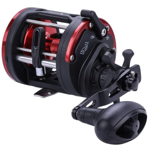 Carretilha de Pesca Perfil Alto - 25kg Max Drag 3+1 Rolamentos Sougayilang Esportes (Carretilha de Pesca 5) Dashui 
