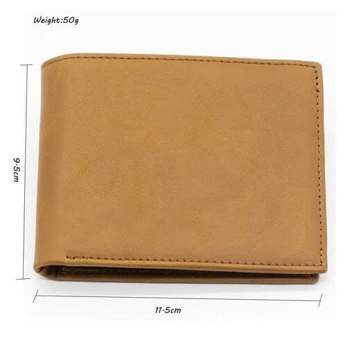 Carteira Masculina de Couro Legítimo Personalizada Joias & Acessórios (Carteira) Dashui 