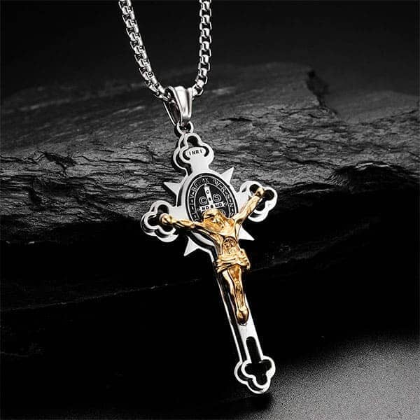 Colar Santíssima Trindade Joias & Acessórios (Colar 1) Dashui Dourado 