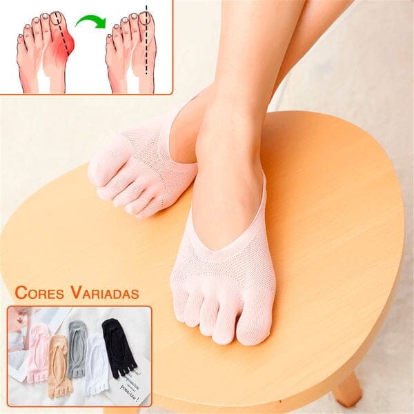 Comfort Socks - Meias Ortopédicas para Alívio de Dores nos Pés - Tamanho Único (34 a 39) Roupas (Meias 1) Dashui Cores Variadas (3 Pares) 