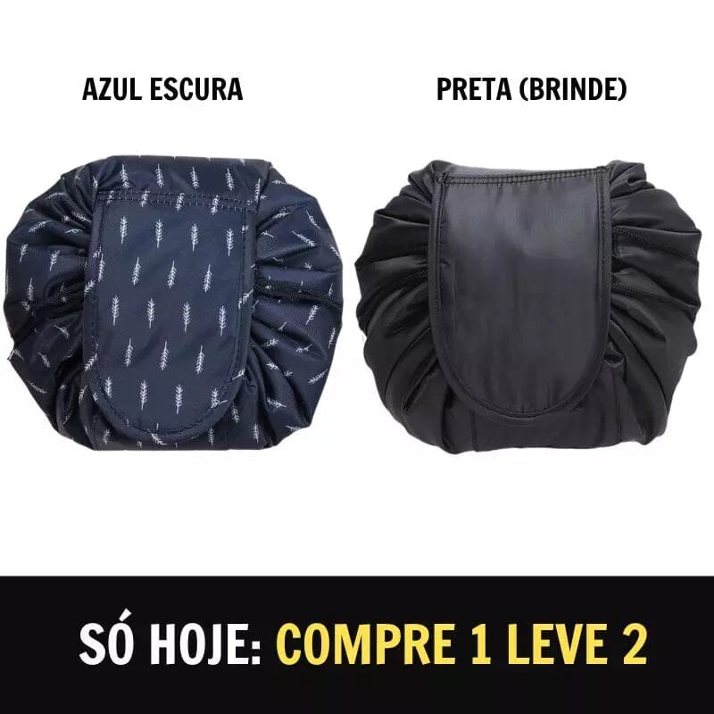 CosmeticBag - A Necessaire Definitiva (COMPRE 1 LEVE 2) Saude & Beleza (Cosméticos 1) Dashui Azul Escuro + Preto 