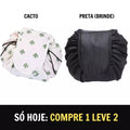 CosmeticBag - A Necessaire Definitiva (COMPRE 1 LEVE 2) Saude & Beleza (Cosméticos 1) Dashui Cacto + Preto 