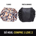 CosmeticBag - A Necessaire Definitiva (COMPRE 1 LEVE 2) Saude & Beleza (Cosméticos 1) Dashui Flore + Preto 
