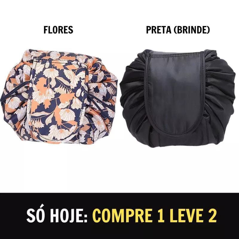 CosmeticBag - A Necessaire Definitiva (COMPRE 1 LEVE 2) Saude & Beleza (Cosméticos 1) Dashui Flore + Preto 
