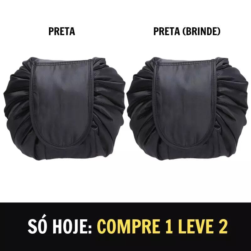 CosmeticBag - A Necessaire Definitiva (COMPRE 1 LEVE 2) Saude & Beleza (Cosméticos 1) Dashui Preto + Preto 