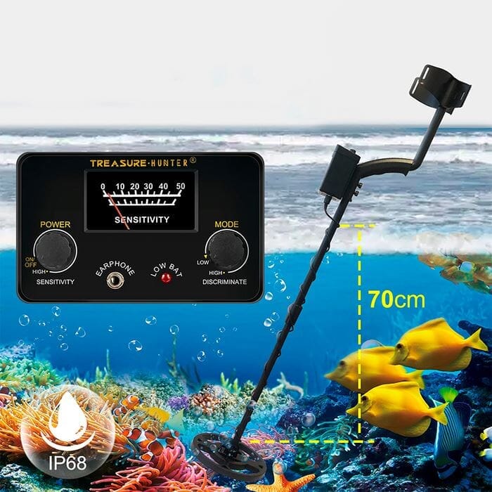 Detector de Metais e Pedras Preciosas Profissional - MagnoDetec Eletrônicos (Detector de metal 1) Dashui 
