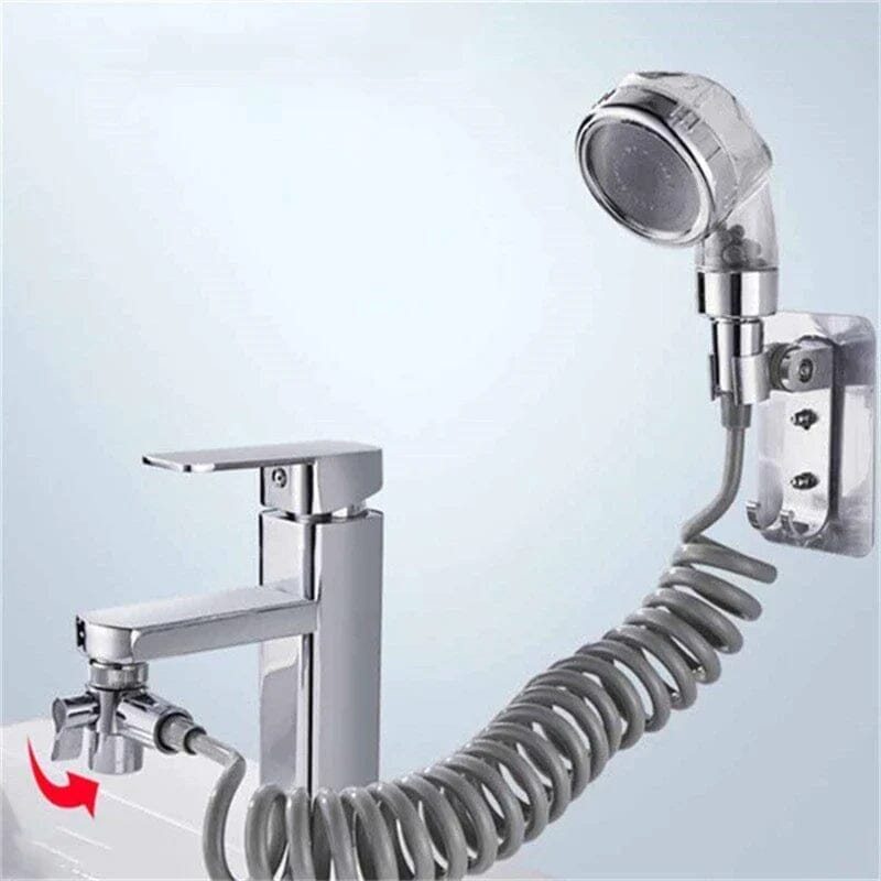 Extensor de Torneira com Chuveiro Pressurizado + Suporte (Brinde) Ferramentas (Extensor de Torneira 1) Dashui 