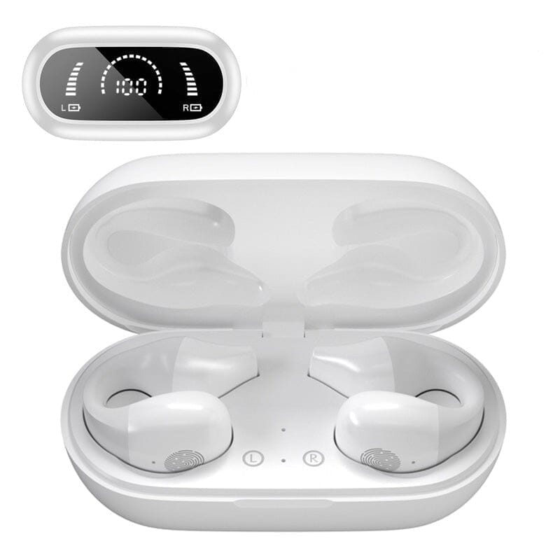Fone de Ouvido Bluetooth de Condução óssea Experience Sound Eletrônicos (Fone De Ouvido 4) Dashui Branco 